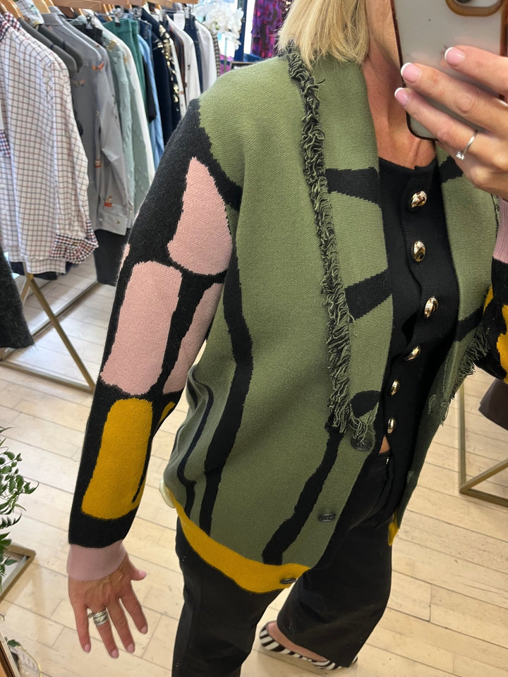 Militare Cardigan - Zoe - Orchid Boutique