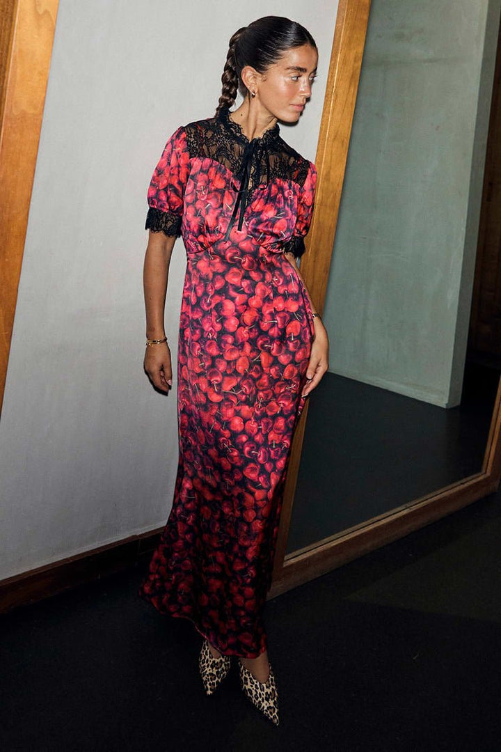 Cherry Lyla Dress - Never Fully Dressed - Orchid Boutique