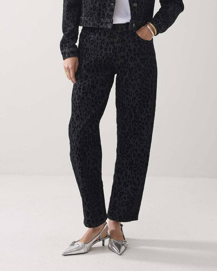 Black Leopard Denim - Summum - Orchid Boutique