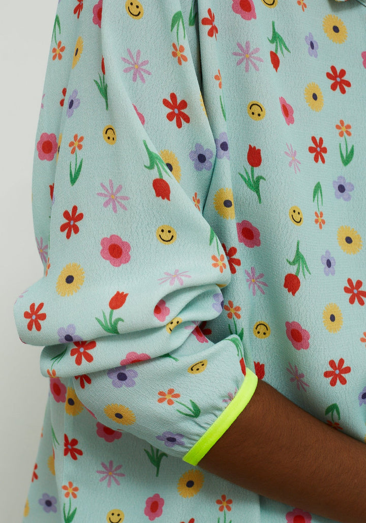 Copos Shirt Aqua - Dr.Bloom - Orchid Boutique