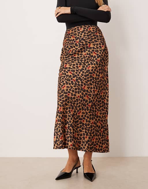 Cherry Leopard Dorris Skirt - Never Fully Dressed - Orchid Boutique