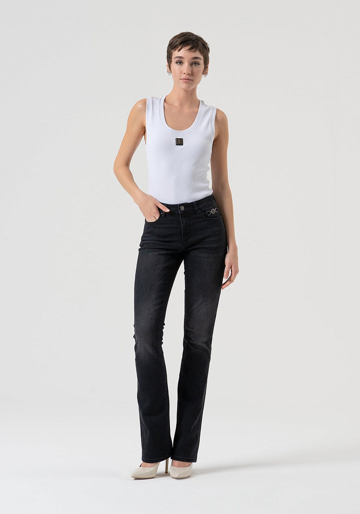 Bella Bootcut Vintage Black