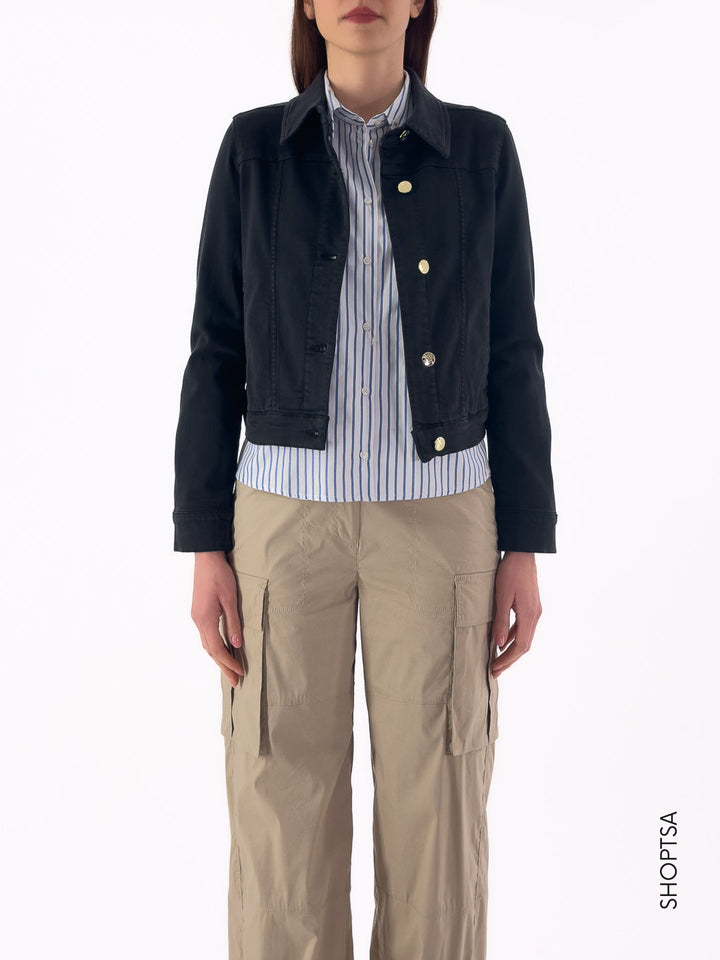 Eridini Navy Denim Jacket