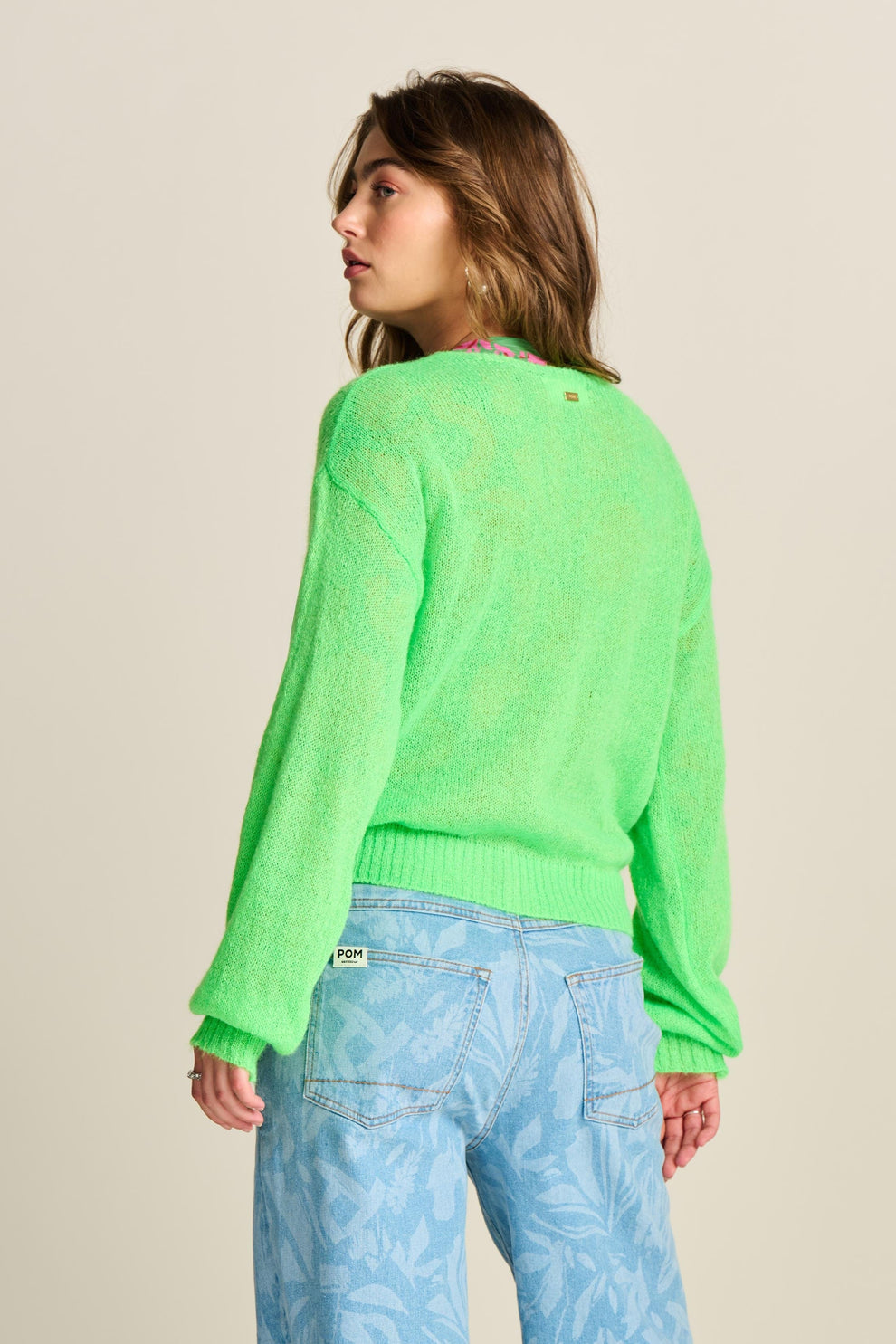 Neon Green Cardigan