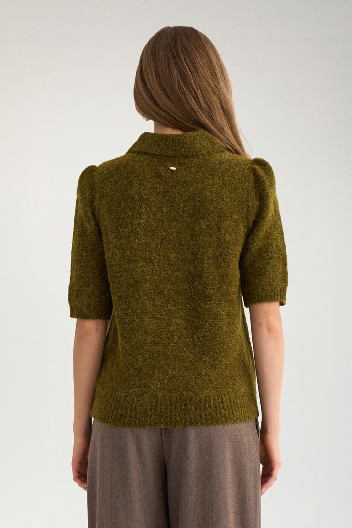 NUSALIA CARDIGAN - Fir Green