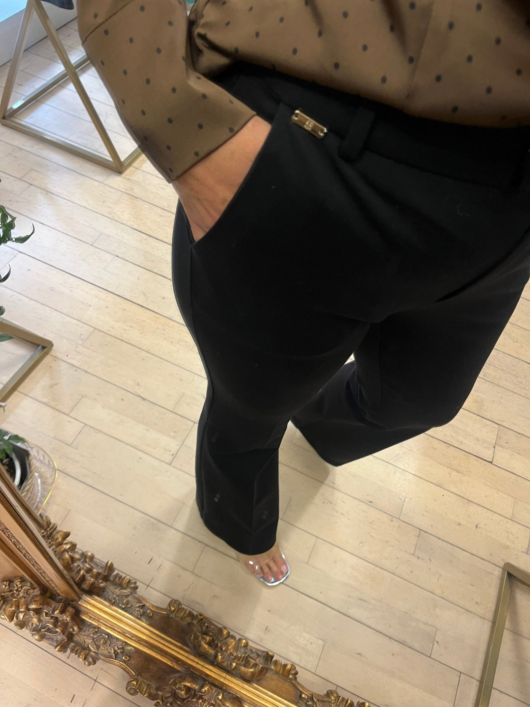 Bootcut Black - Fracomina - Orchid Boutique