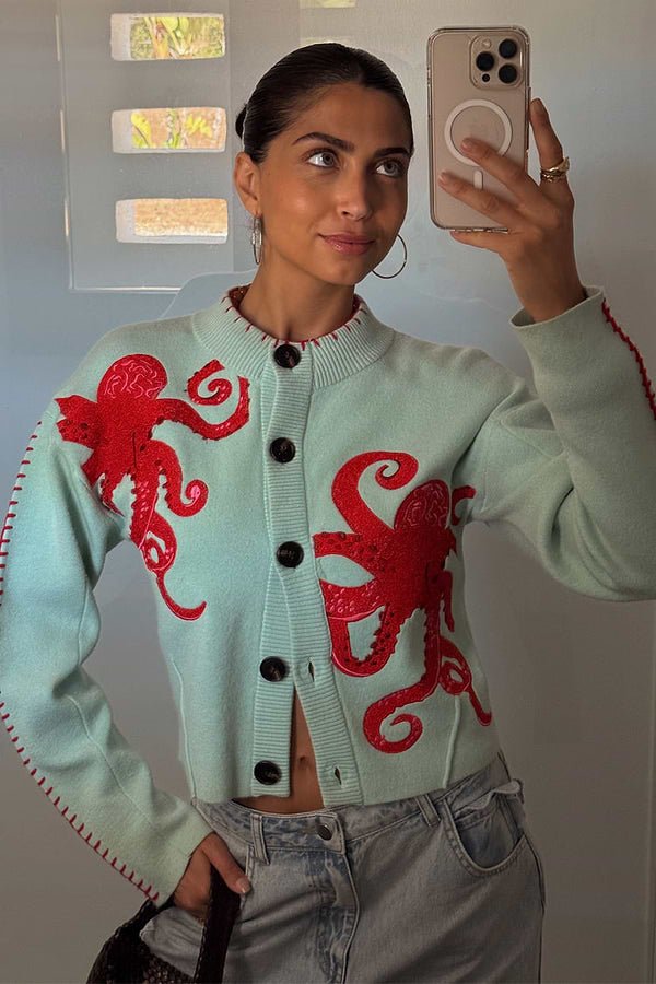 Octopus Cardigan - Never Fully Dressed - Orchid Boutique