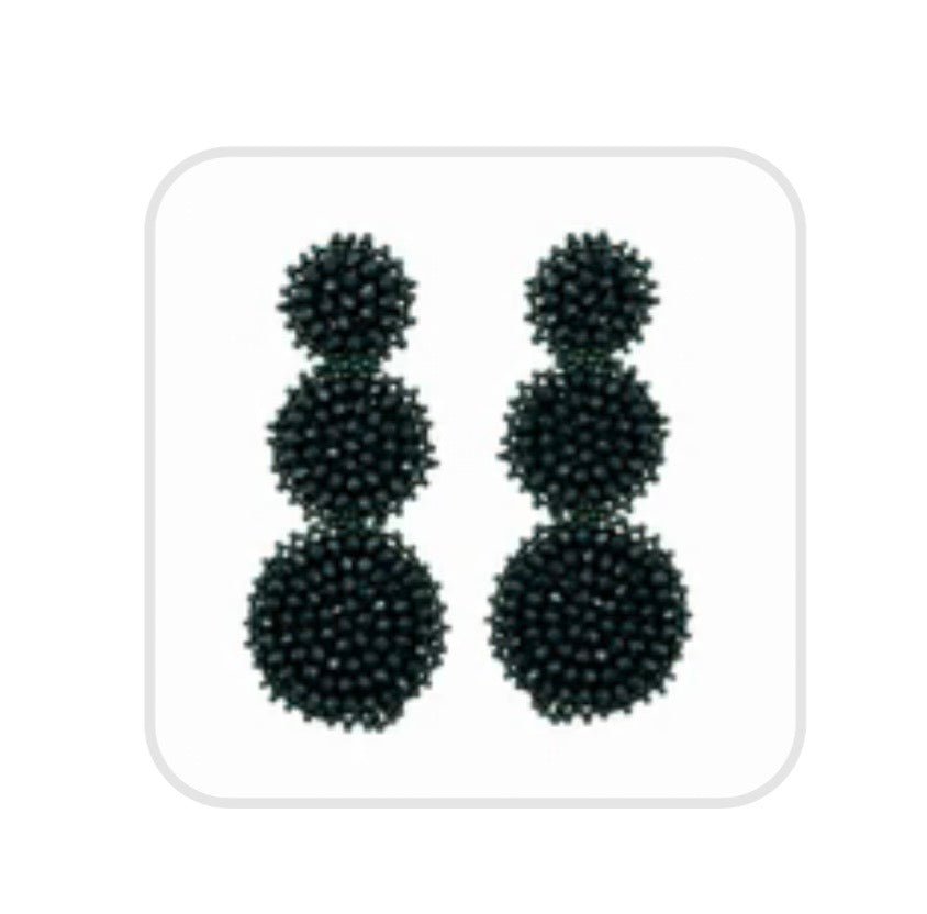 Emerald Green Tripple Circle - Orchid Boutique - Orchid Boutique