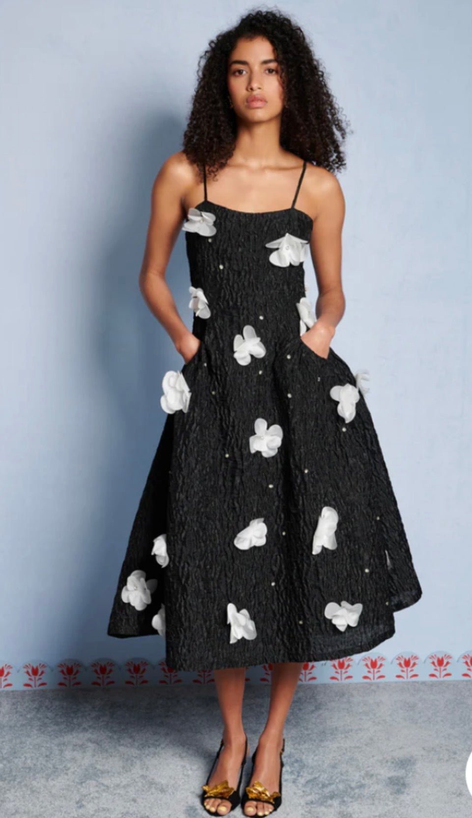 Myra Appliqué Midi Dress - Sister Jane - Orchid Boutique