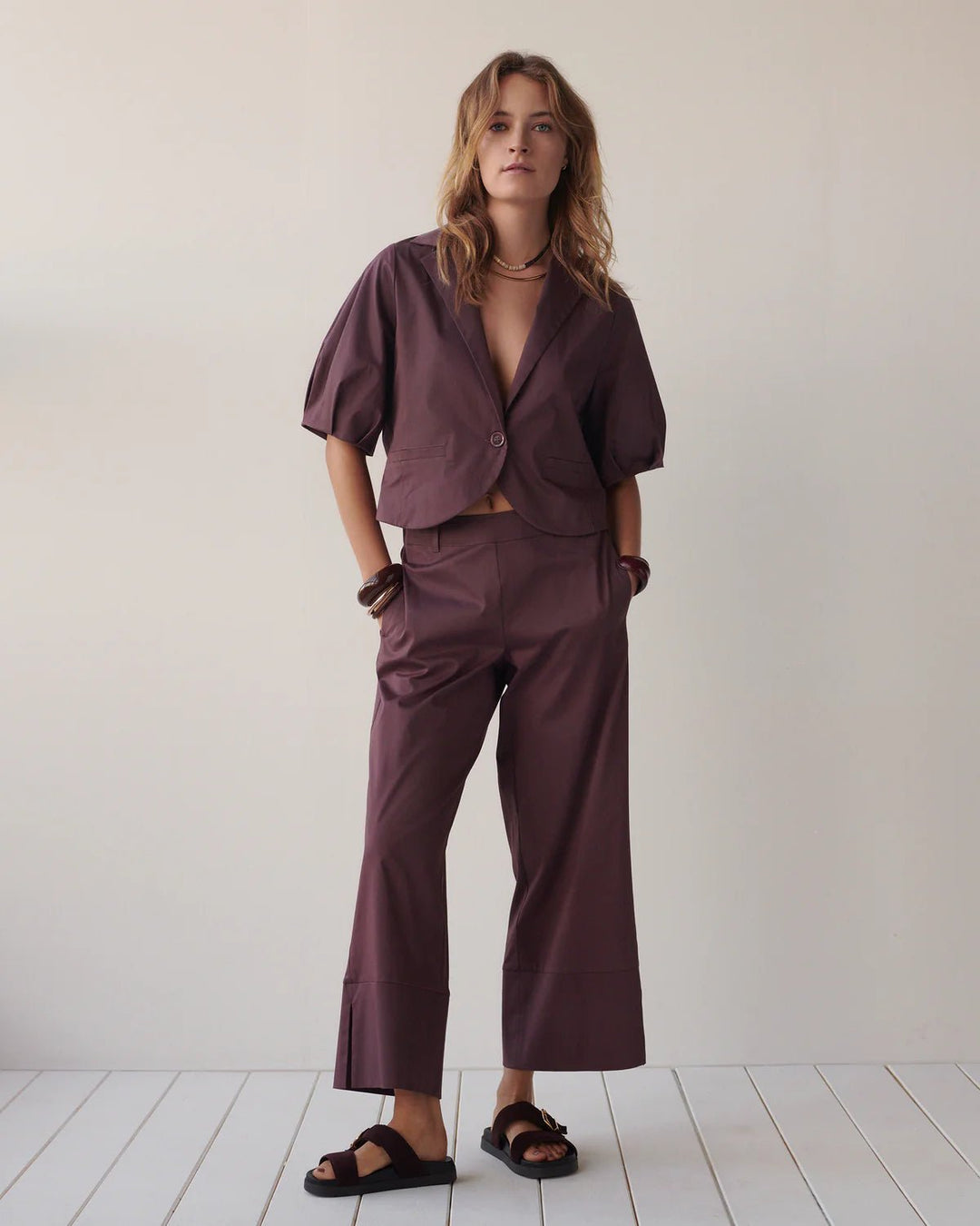 Fig Blazer - Summum - Orchid Boutique