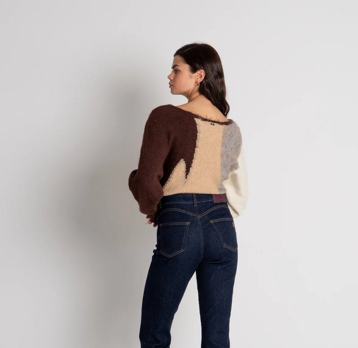 Boat neck Sweater - Fracomina - Orchid Boutique