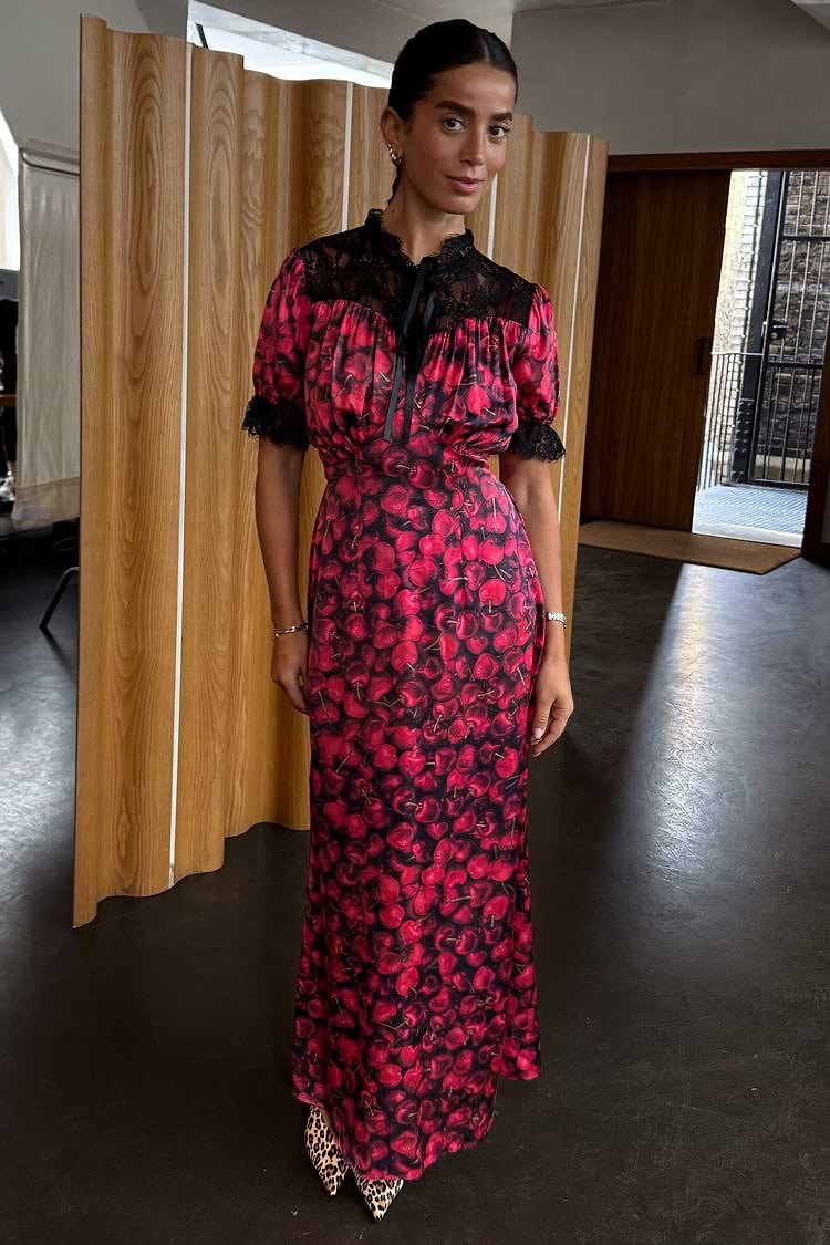 Cherry Lyla Dress - Never Fully Dressed - Orchid Boutique