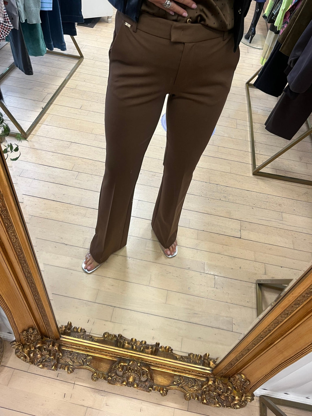 Bootcut Coffee - Fracomina - Orchid Boutique