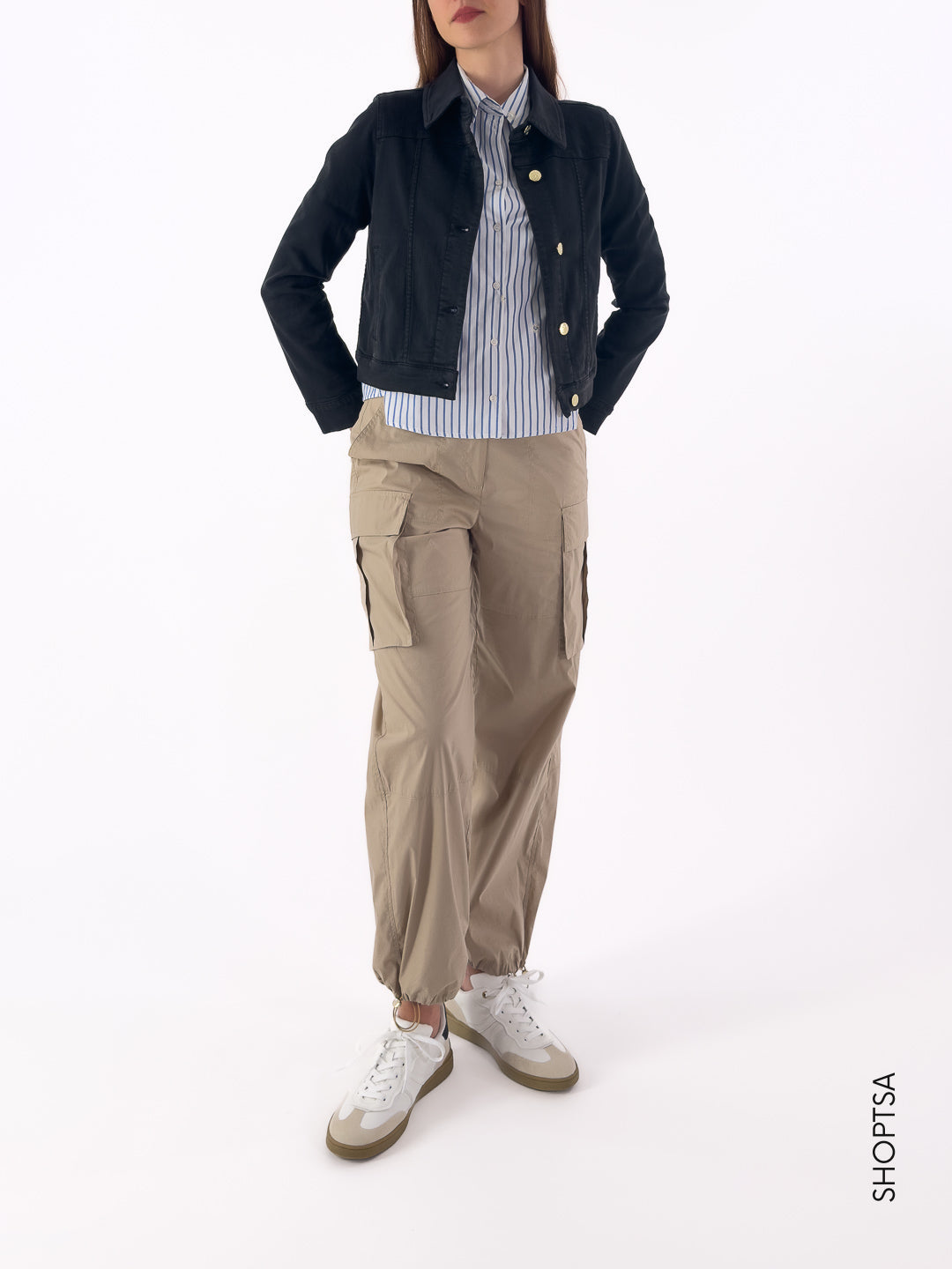 Eridini Navy Denim Jacket