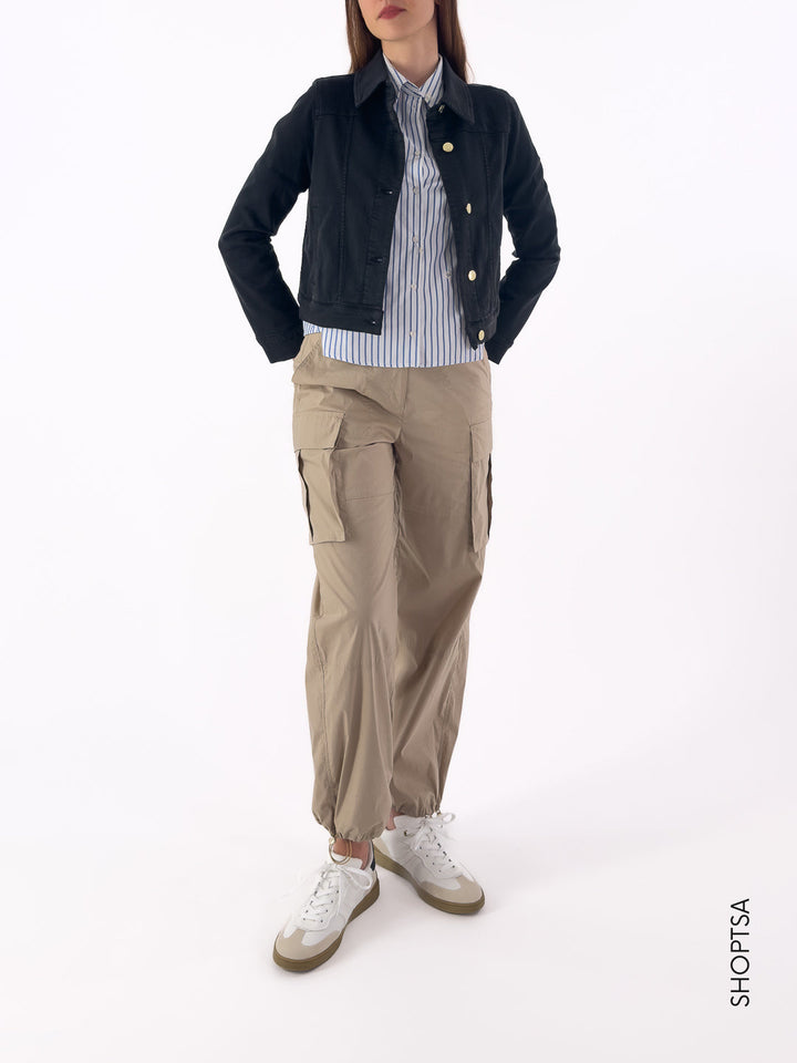 Eridini Navy Denim Jacket