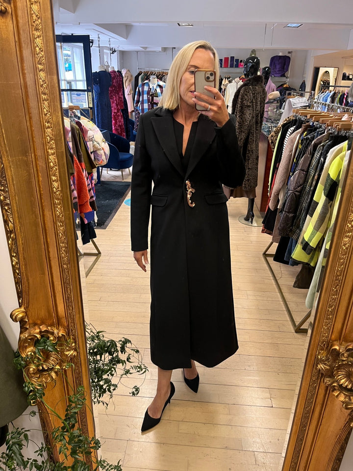 Vivienne Black coat - Fracomina - Orchid Boutique