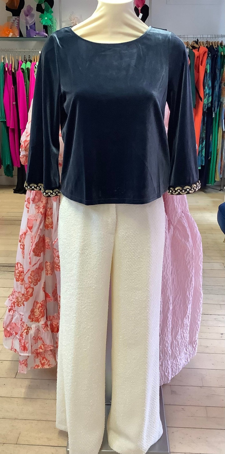 Forgotten Top Blue - Traffic People - Orchid Boutique