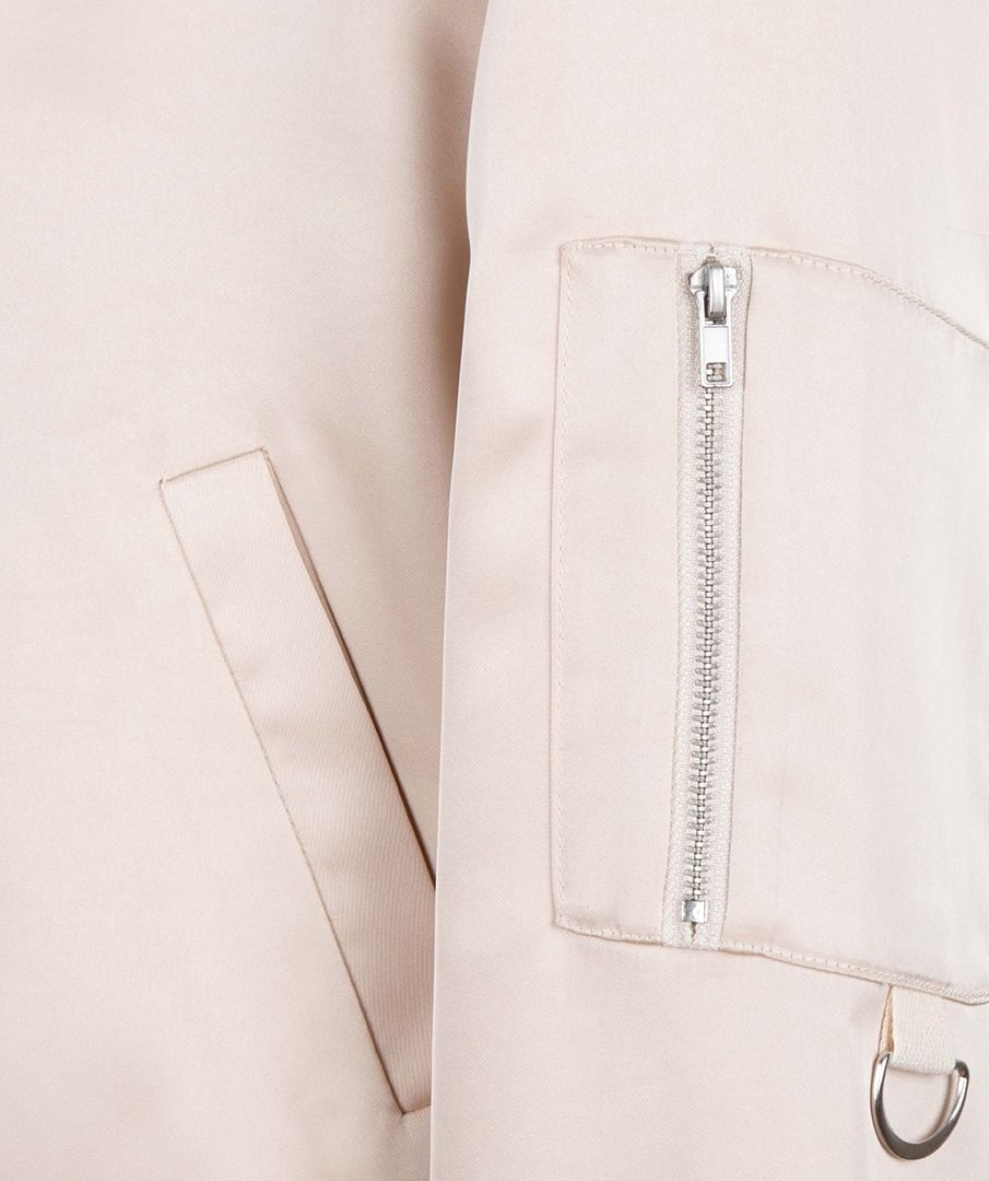 Satin Bomber Jacket