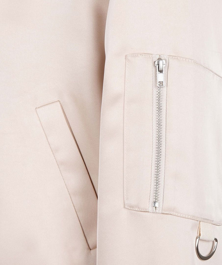 Satin Bomber Jacket