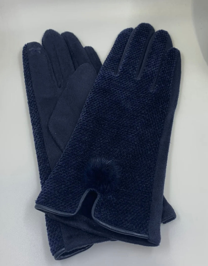 Navy Glove | Orchid Boutique | Orchid Boutique