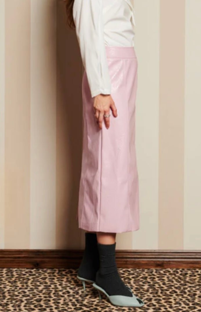 DREAM Rose - Spun PU Midi Skirt - Sister Jane - Orchid Boutique