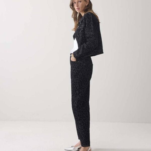 Black Leopard Denim - Summum - Orchid Boutique