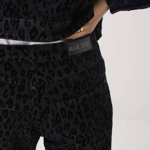 Black Leopard Denim - Summum - Orchid Boutique