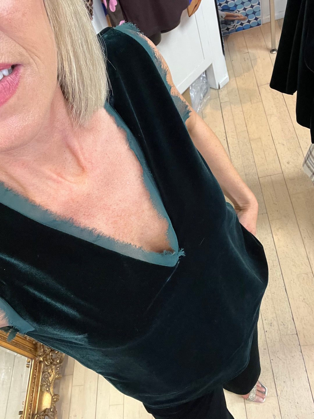 Victoria Velvet Top