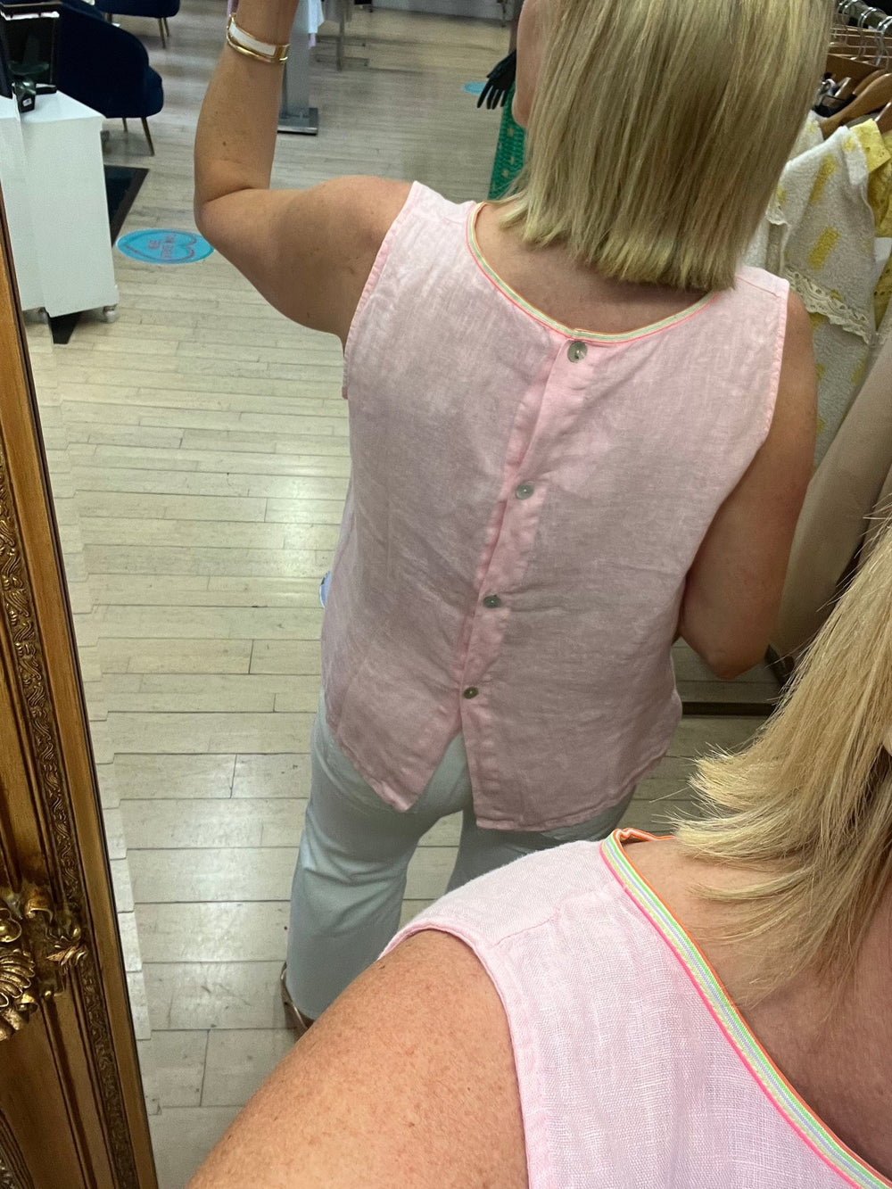 Riley Linen Top - Dr.Bloom - Orchid Boutique