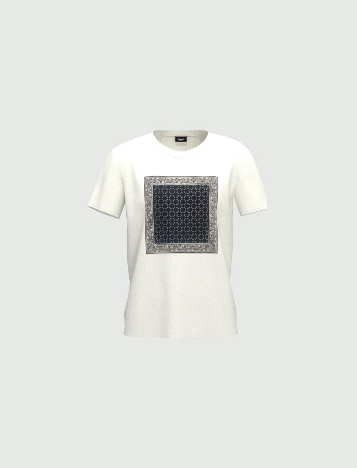 Olpe T-Shirt (Navy Geometric)