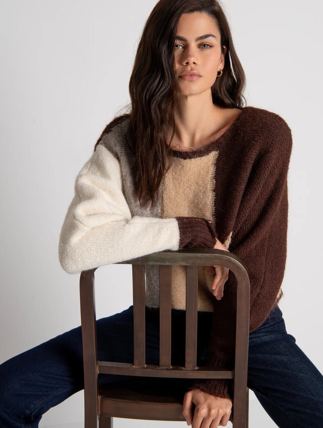 Boat neck Sweater - Fracomina - Orchid Boutique