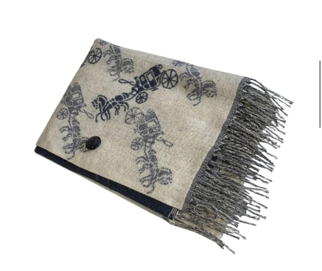 Navy Reversible Cape - Orchid Boutique - Orchid Boutique