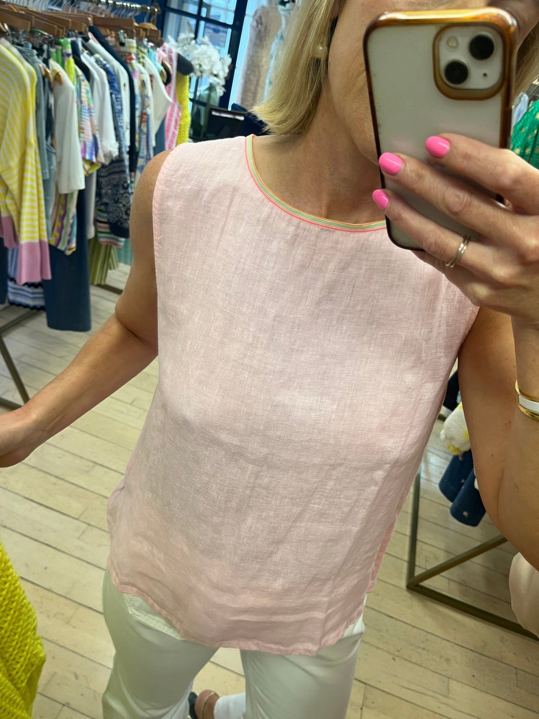 Riley Linen Top - Dr.Bloom - Orchid Boutique