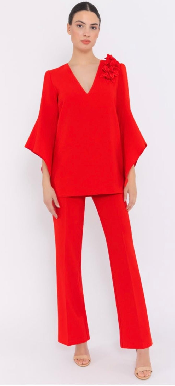 Bibi Trouser Suit Pink - Carla Ruiz - Orchid Boutique
