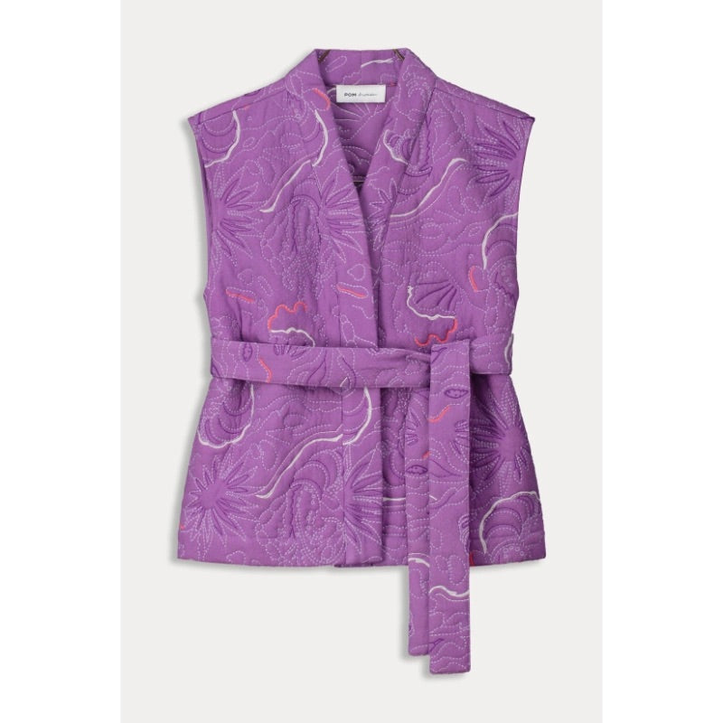 Quilted Purple Gilet