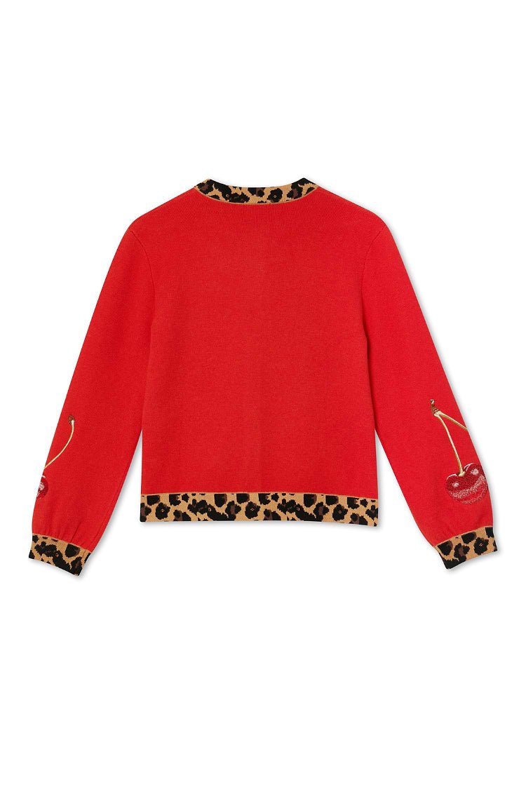 Cherry Holly Cardigan - Never Fully Dressed - Orchid Boutique