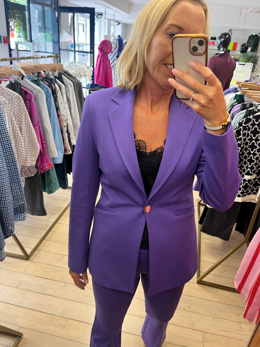 Glicine Blazer - Fracomina - Orchid Boutique