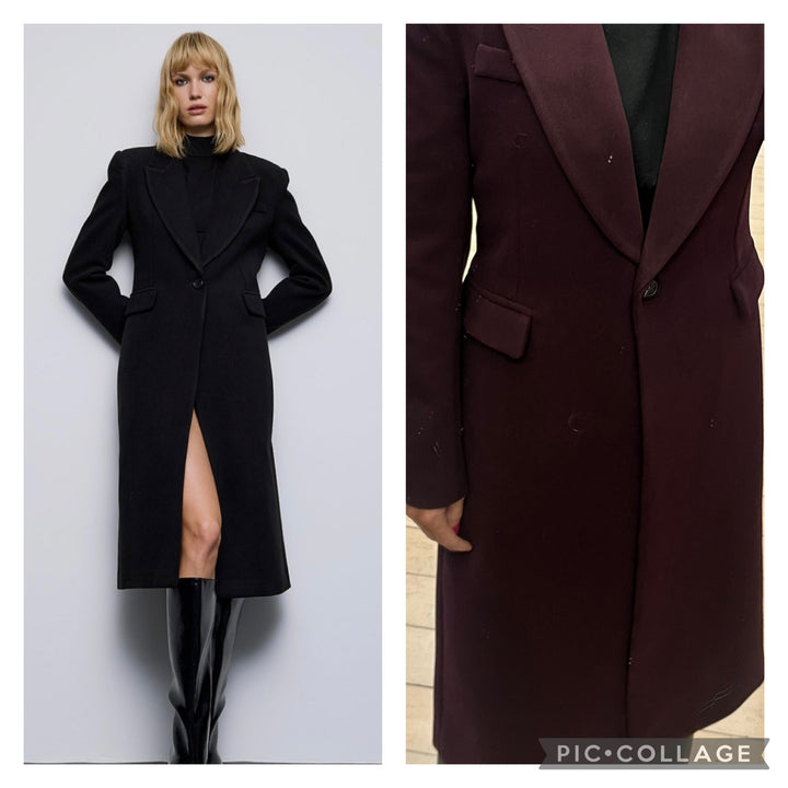 Plum Coat | Access | Orchid Boutique