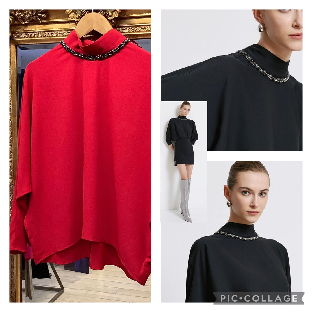 Gina Blouse Red | Access | Orchid Boutique