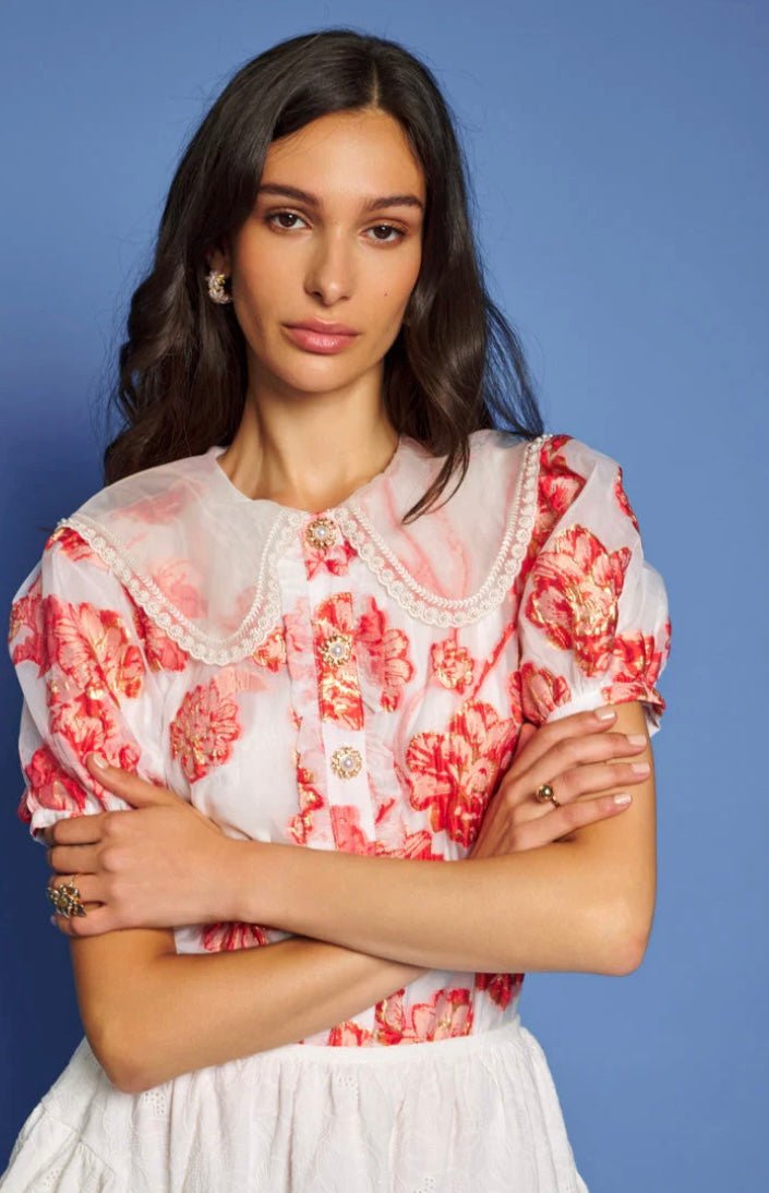 Willa Jacquard Blouse - Sister Jane - Orchid Boutique