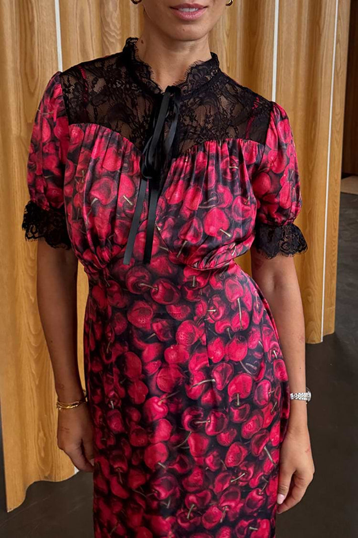 Cherry Lyla Dress - Never Fully Dressed - Orchid Boutique