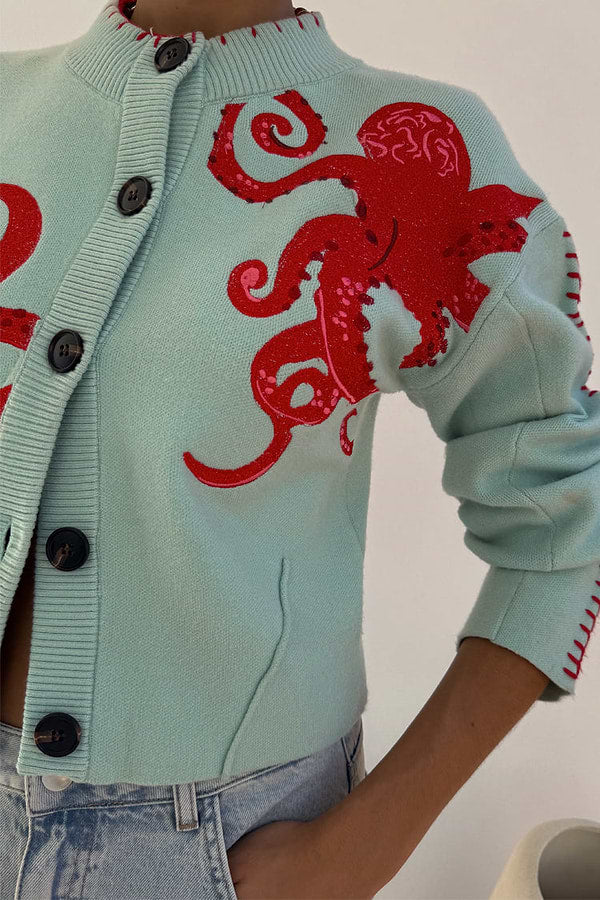 Octopus Cardigan - Never Fully Dressed - Orchid Boutique