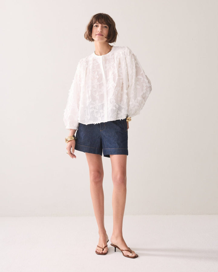 3D Fluffy Blouse - Summum - Orchid Boutique