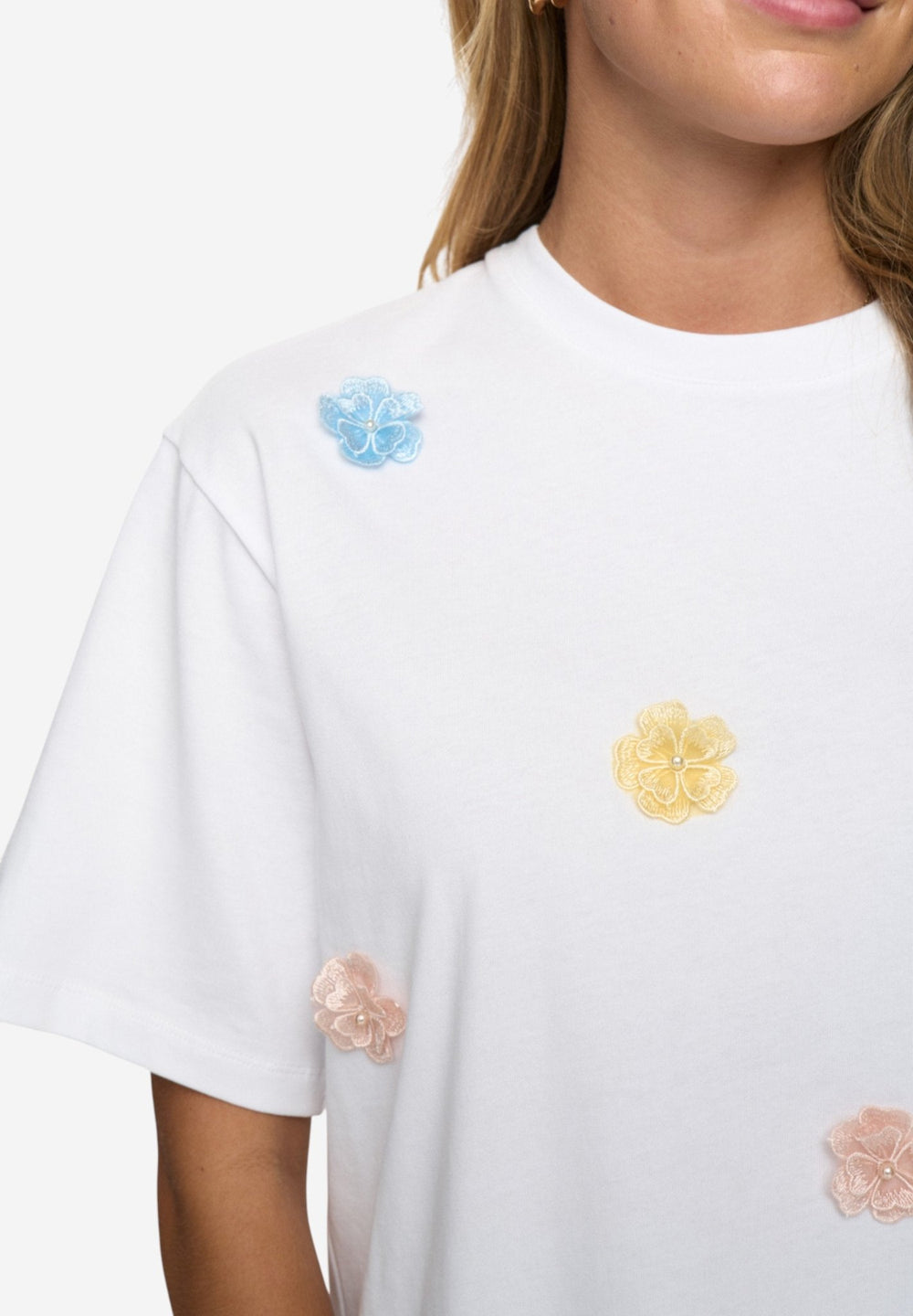 Fleura Tee Sky - Orchid Boutique - Orchid Boutique