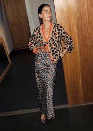 Cherry Leopard Dorris Skirt - Never Fully Dressed - Orchid Boutique