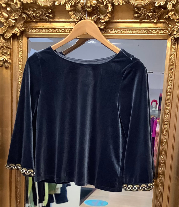 Forgotten Top Blue - Traffic People - Orchid Boutique