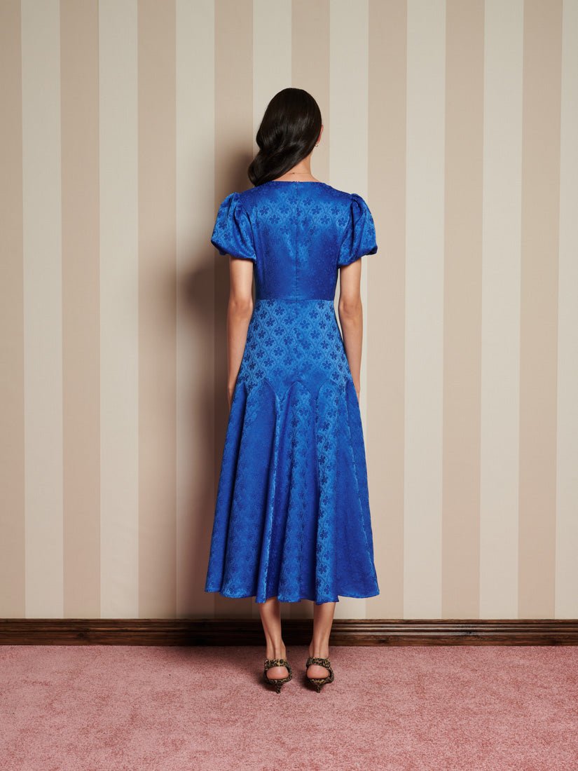 Oriel Jacquard Midi Dress
