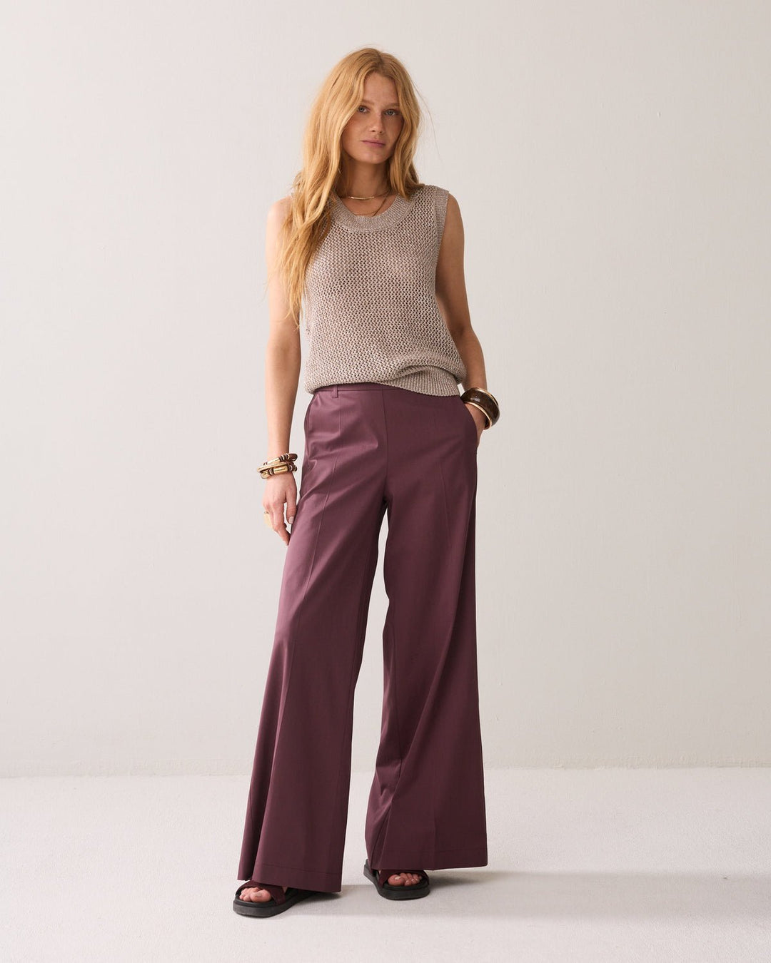 Fig Trouser - Summum - Orchid Boutique