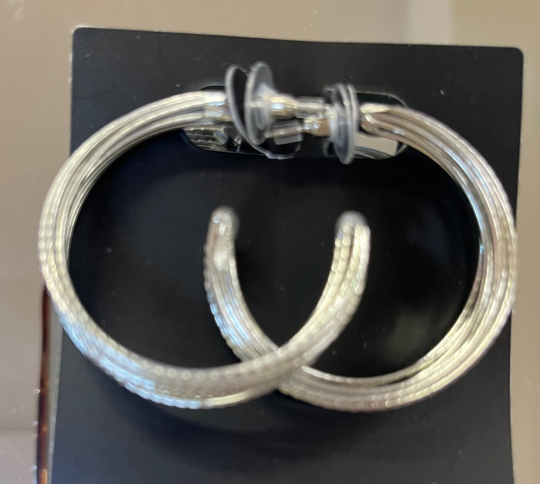 Silver Multi Row Hoop - Orchid Boutique - Orchid Boutique