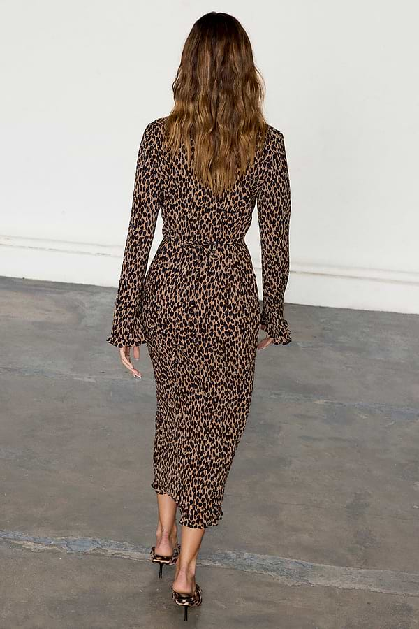 Celeste Leopard Dress